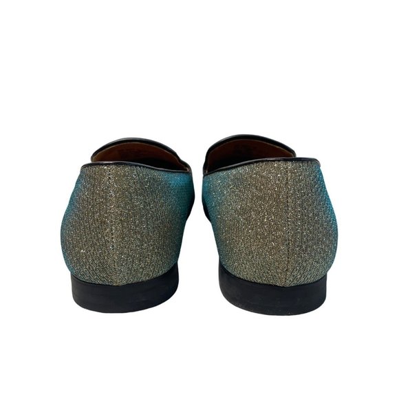 Giorgio Brutini Conquest Sparkly Gold Loafers Sz 11M - Picture 4 of 8